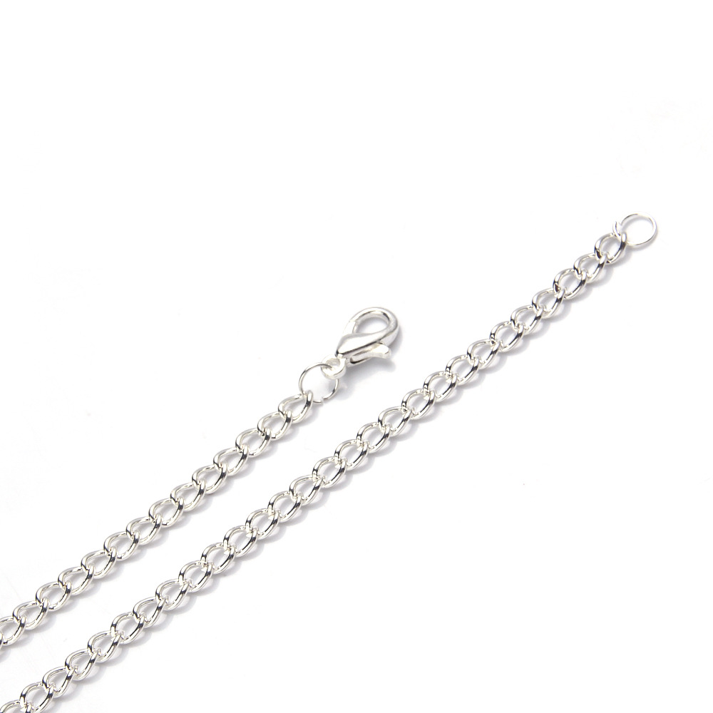 Silver 45cm with lobster clasp (10 pcs/ pack)