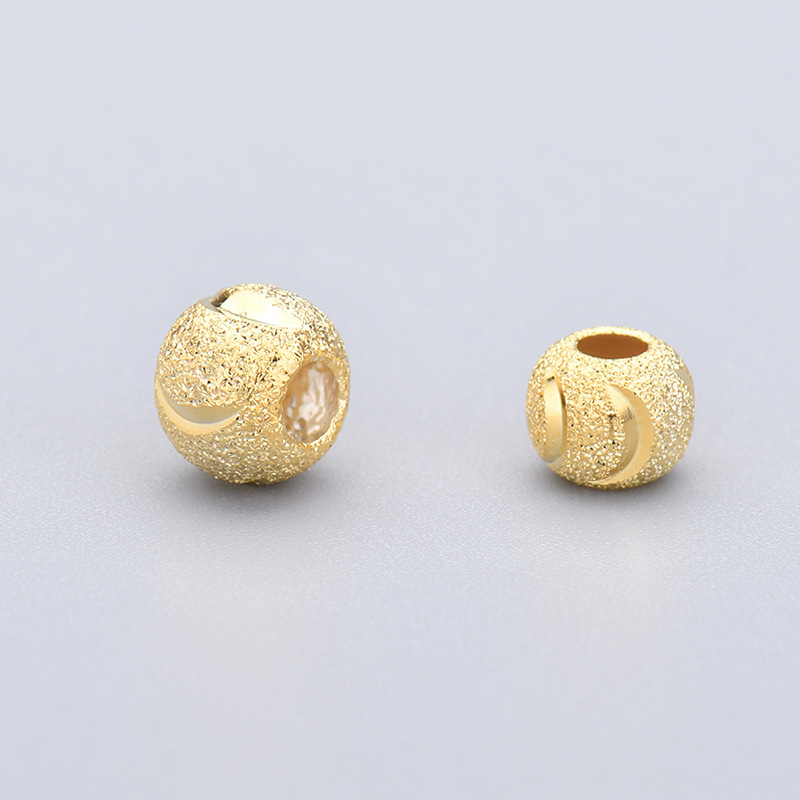 gold color plated 4mm