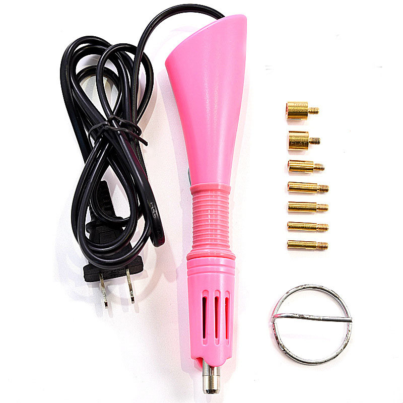 Pink U.S. standard flat plug