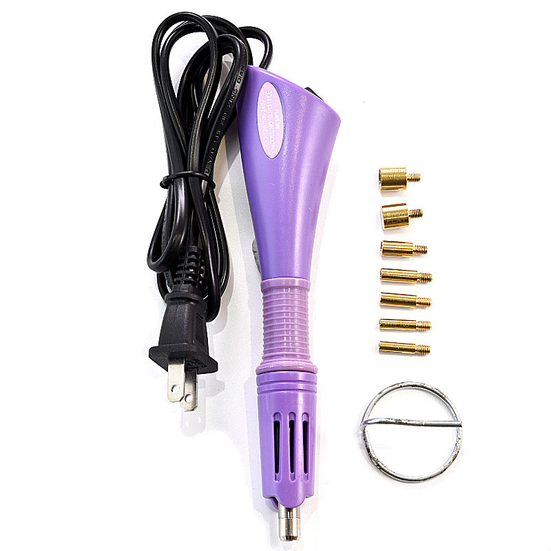 Purple U.S. flat plug