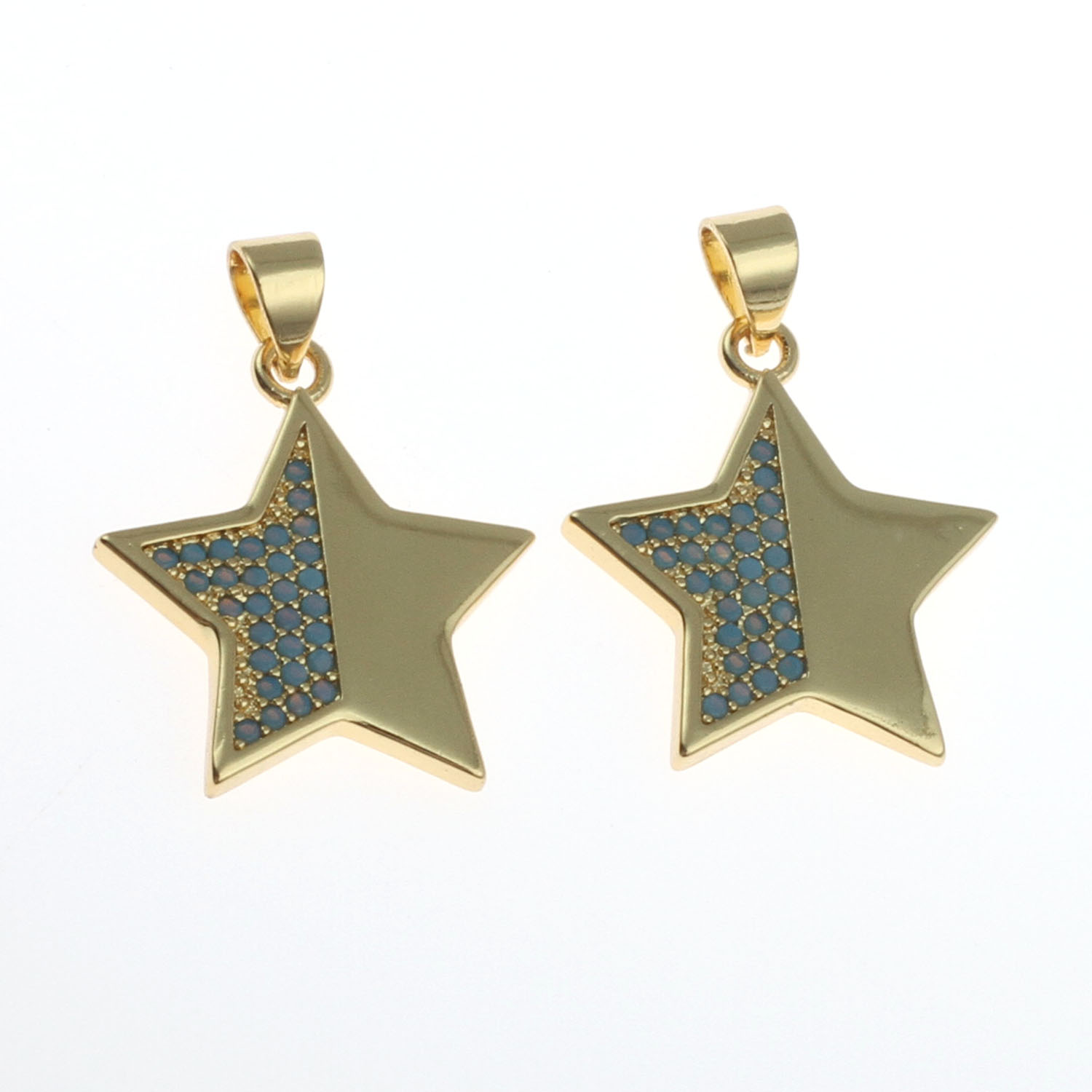 3:Gold and blue diamonds