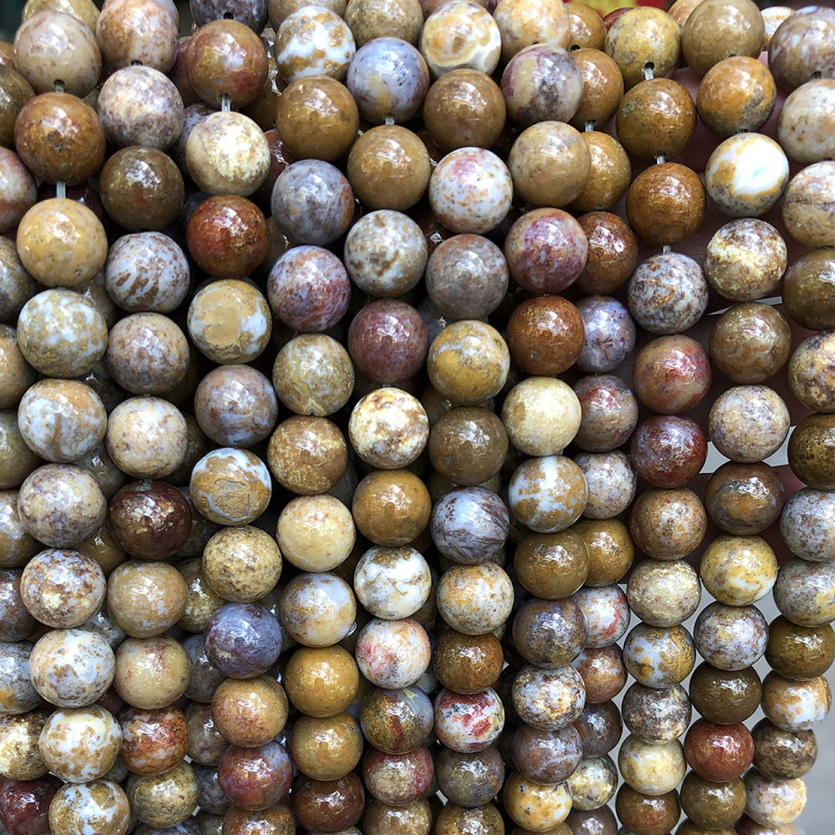 Han Guocai jade8mm,47 beads/strand
