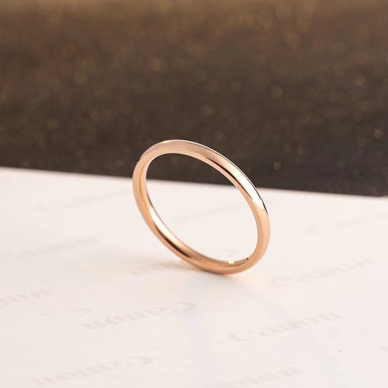 2mm inner and outer ball rose gold