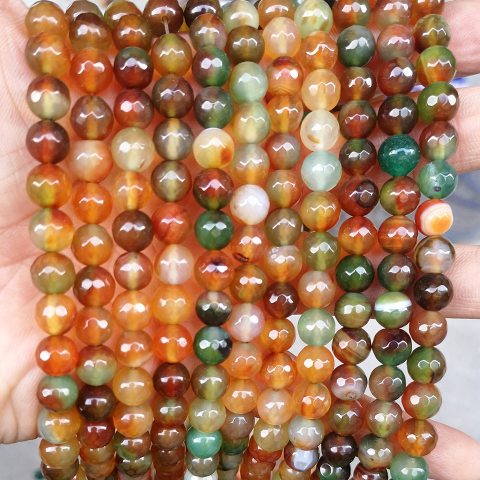 Optimized faceted 6mm/about 60 beads/strand