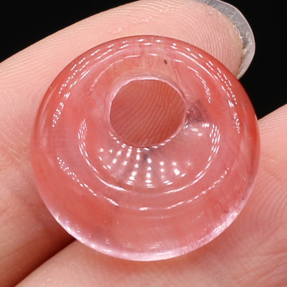Watermelon quartz diameter 18mm-hole 5.5mm