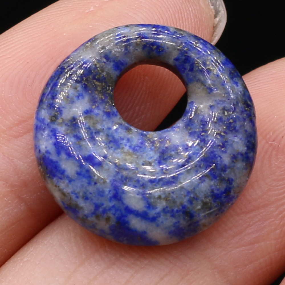 Lapis Lazuli, diameter 18mm-hole 5.5mm