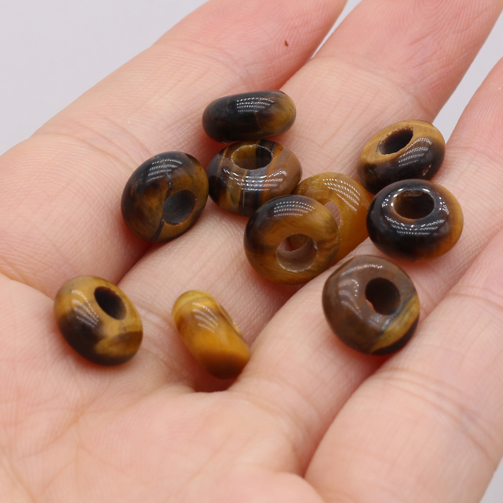 Tiger eye stone specifications-5x10mm-hole inner d