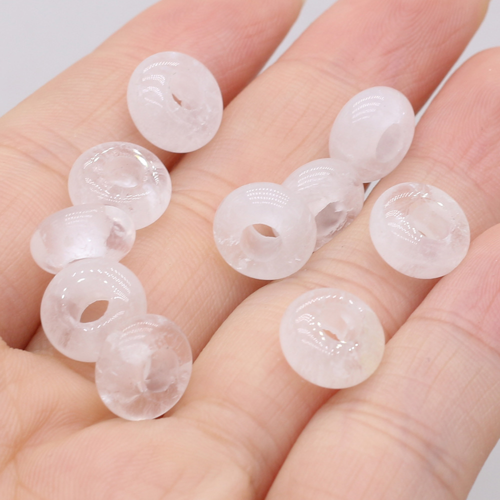 White crystal specifications-5x10mm-hole inner dia