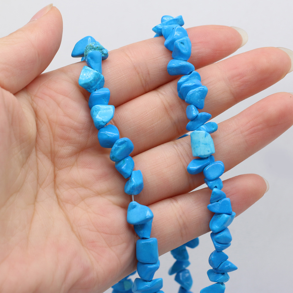 Synthetic blue turquoise 5-8mm