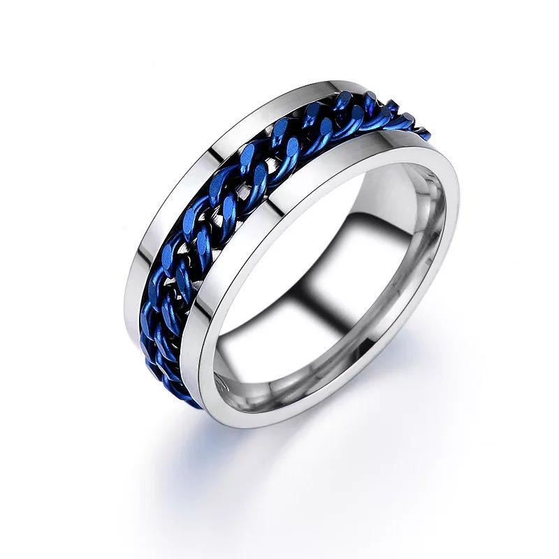 20 9037#blue,Ring Number8size