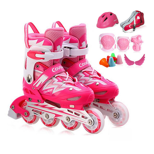 Pink shoes/protective gear/helmet/bag/gift