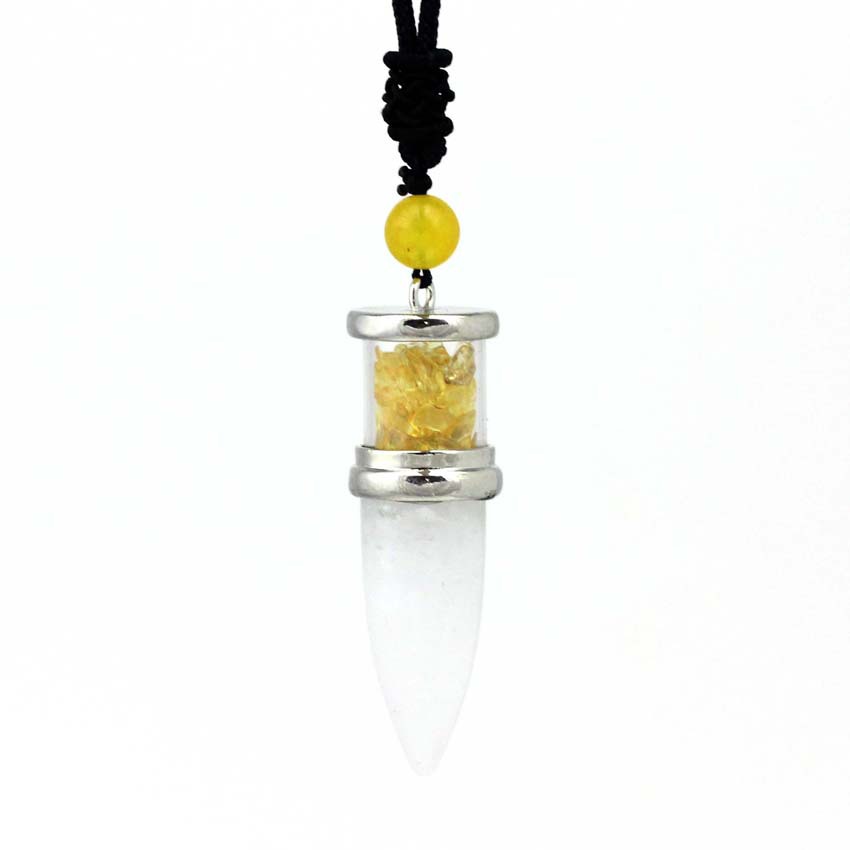 Yellow crystal And the crystal white