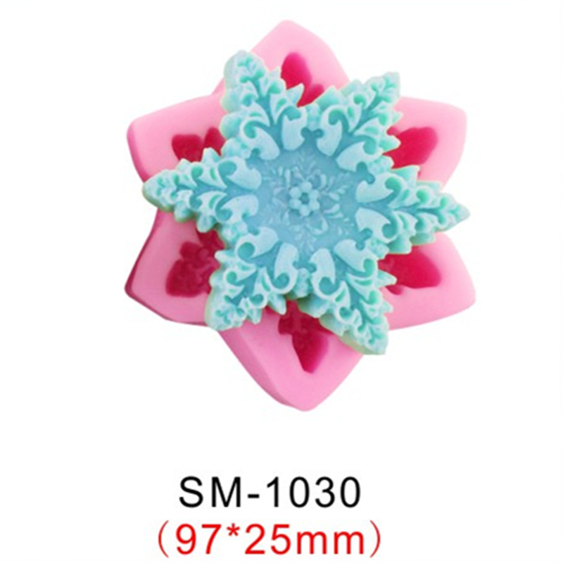 (103g) Snowflake (3) SM-1030 pink/off-white random
