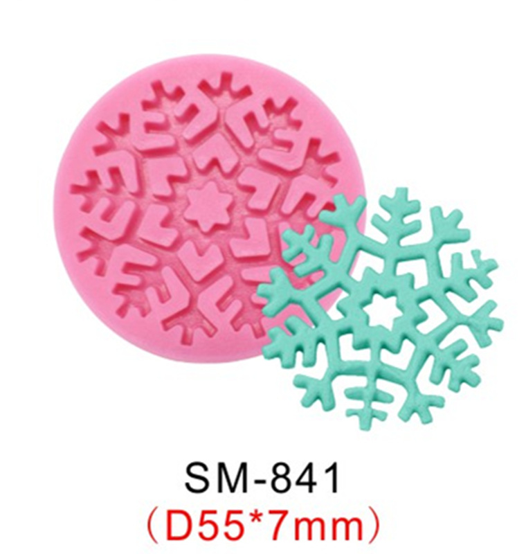 6:(18g) Snowflake (2) SM-841 pink/off-white random hair