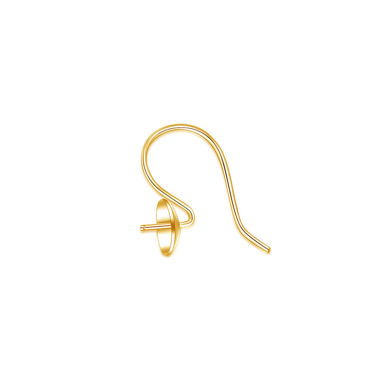 C 5mm gold color plated with needle