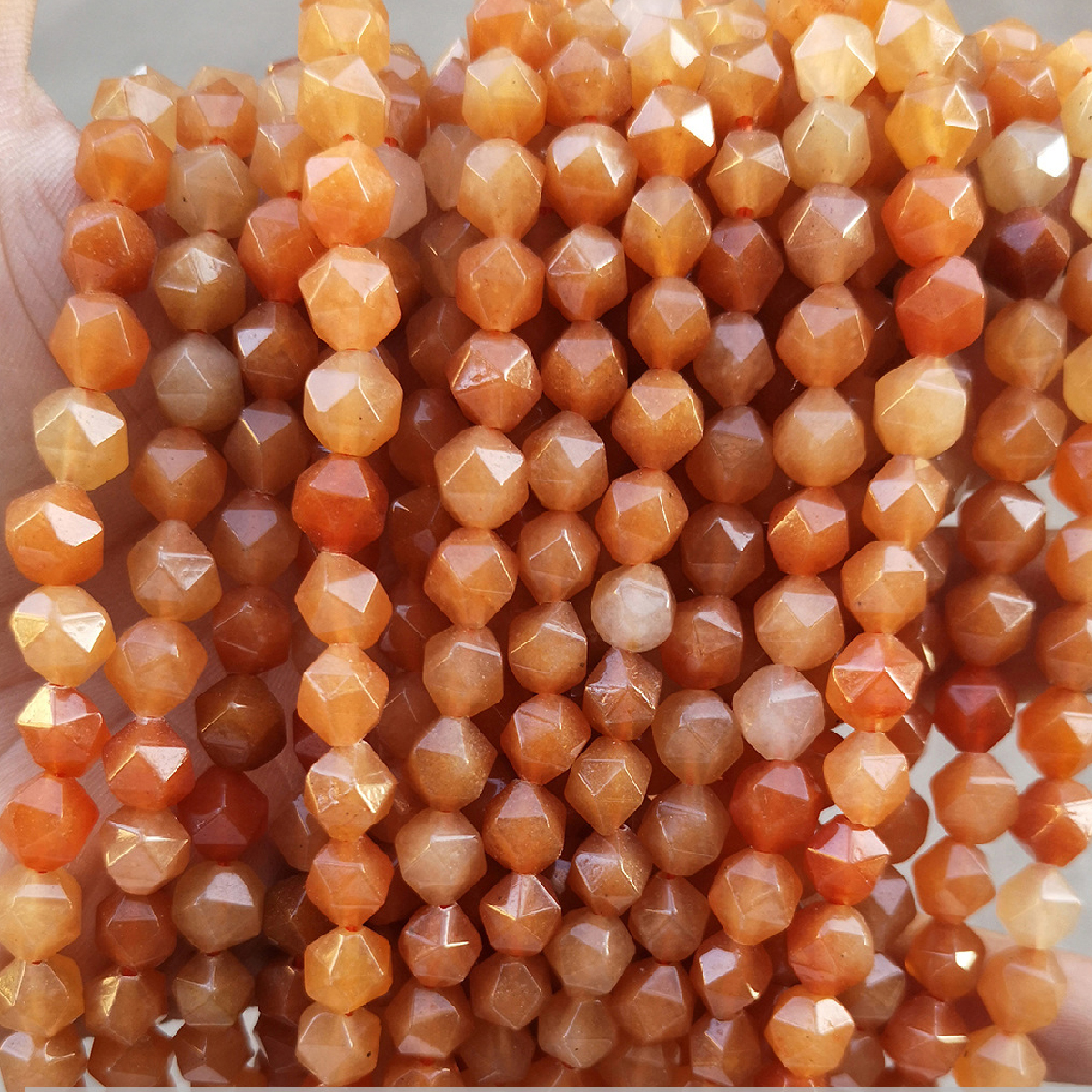 Red Aventurine 6mm/about 55 pcs