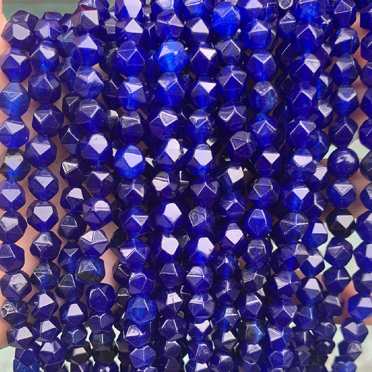 Blue Chalcedony 6mm/about 55 pcs