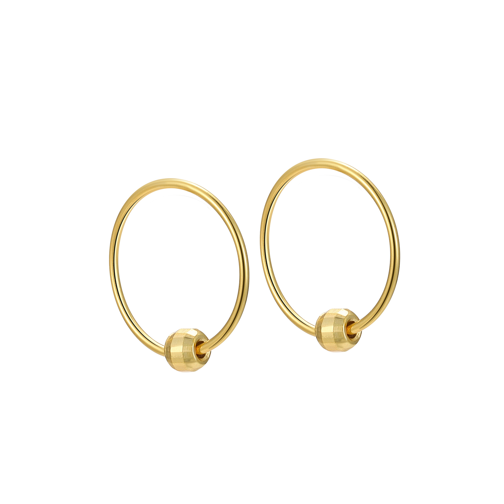 Yellow gold-plated 10mm