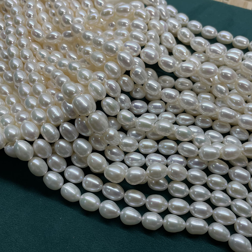 Bright white light, about 42  beads/strand