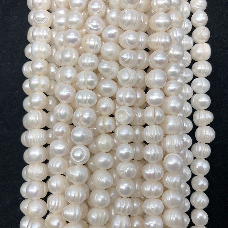 6:White 3, about 42 beads/strand