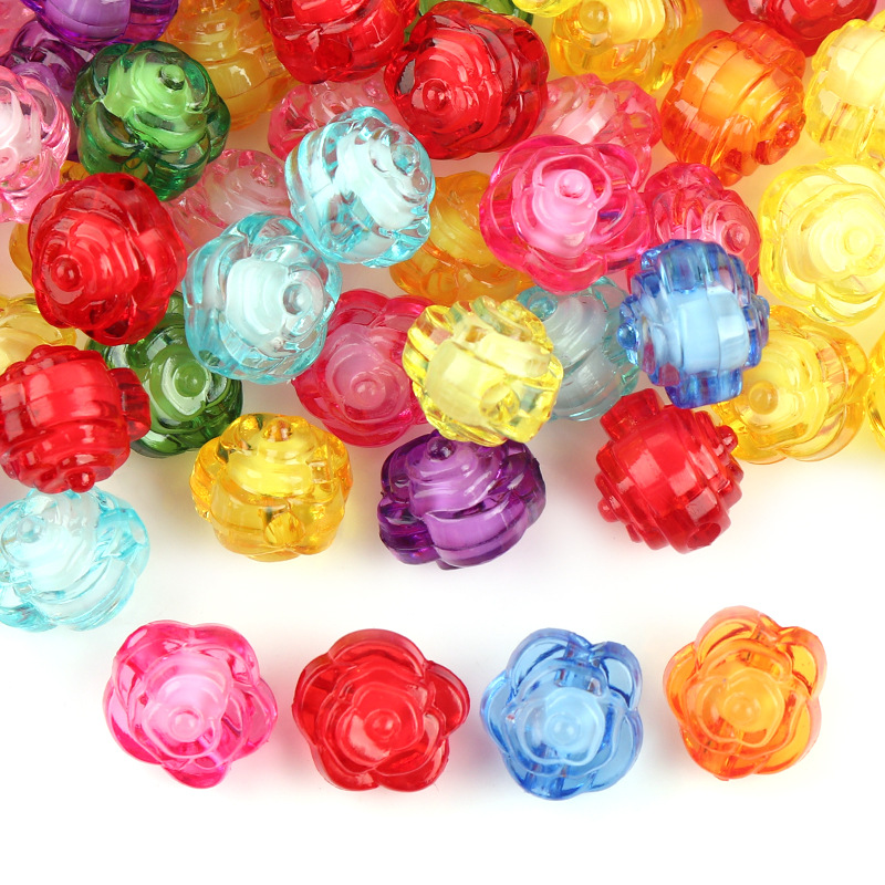Double-sided flower beads,10.7x10.5mm