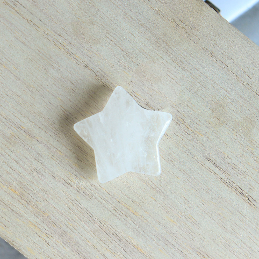 Clear quartz, star
