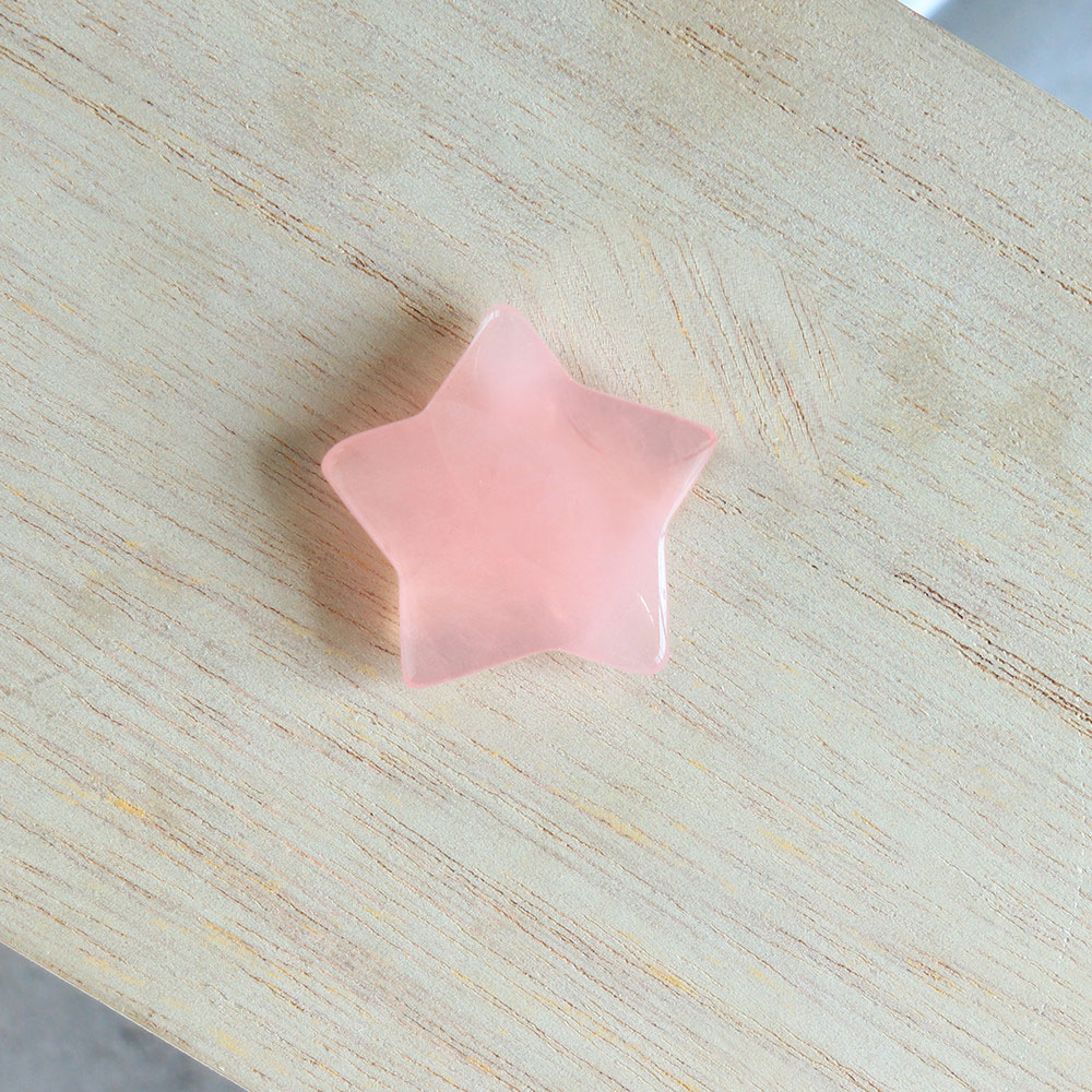 Rose quartz, star