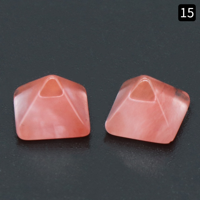 15:8mm watermelon red (synthetic)
