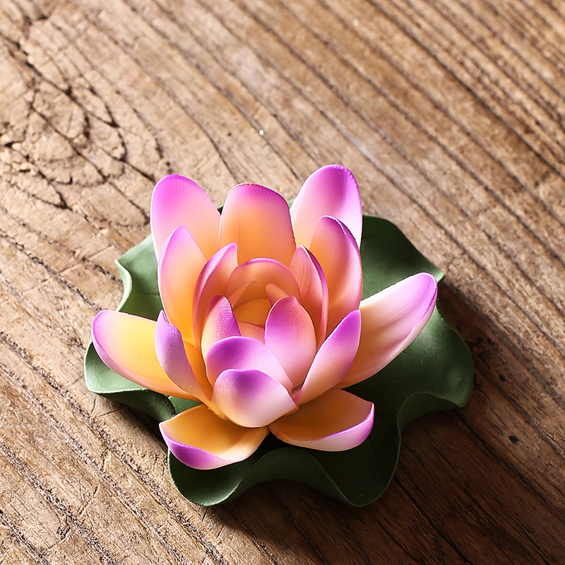 1:Zen water lily ornaments*pink purple