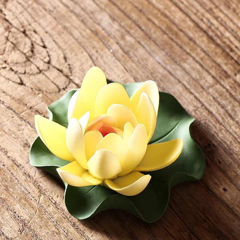 Zen water lily ornaments*yellow