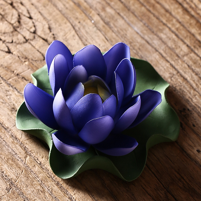 Zen water lily ornaments*purple
