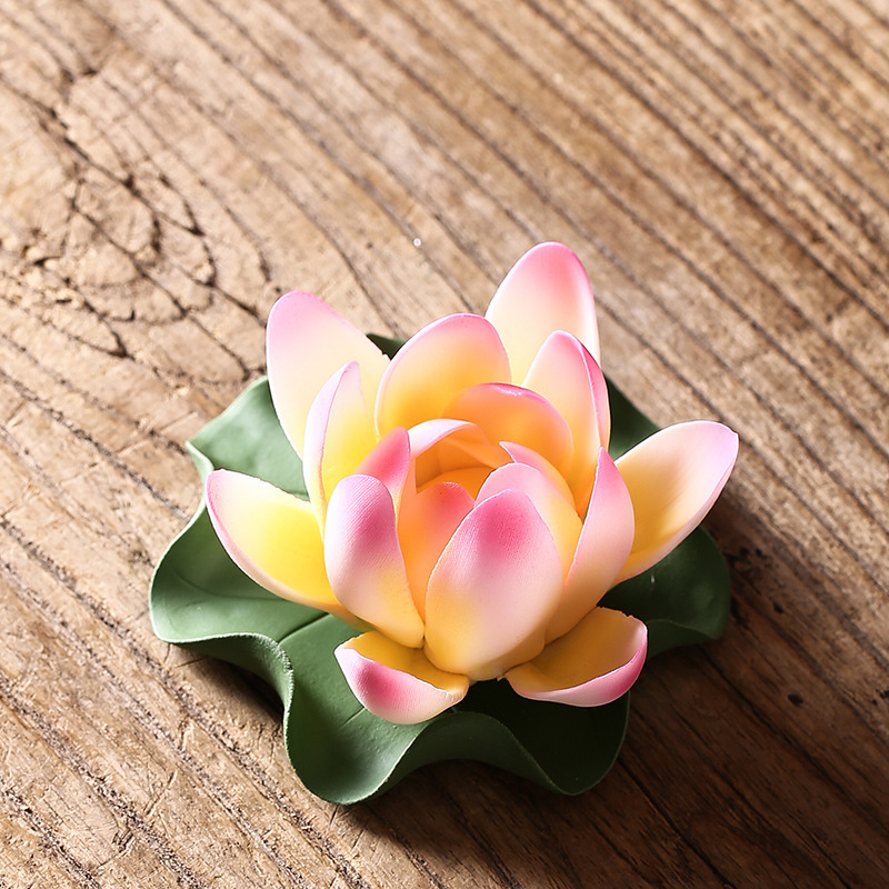 Zen water lily ornaments*pink