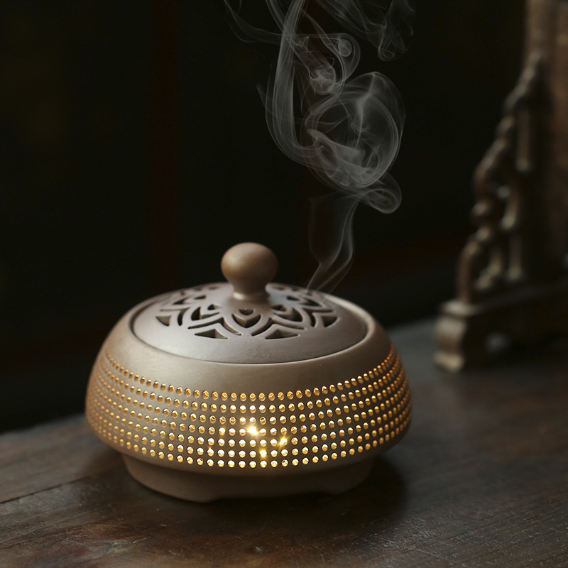 Electric incense burner (pottery)