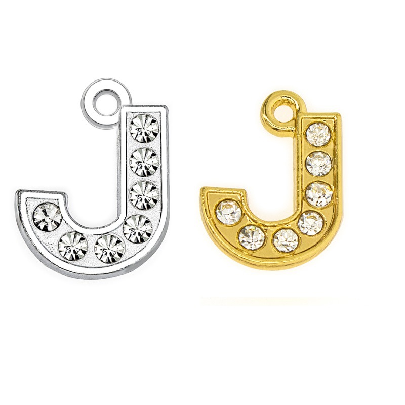 J 15mm gold pendant
