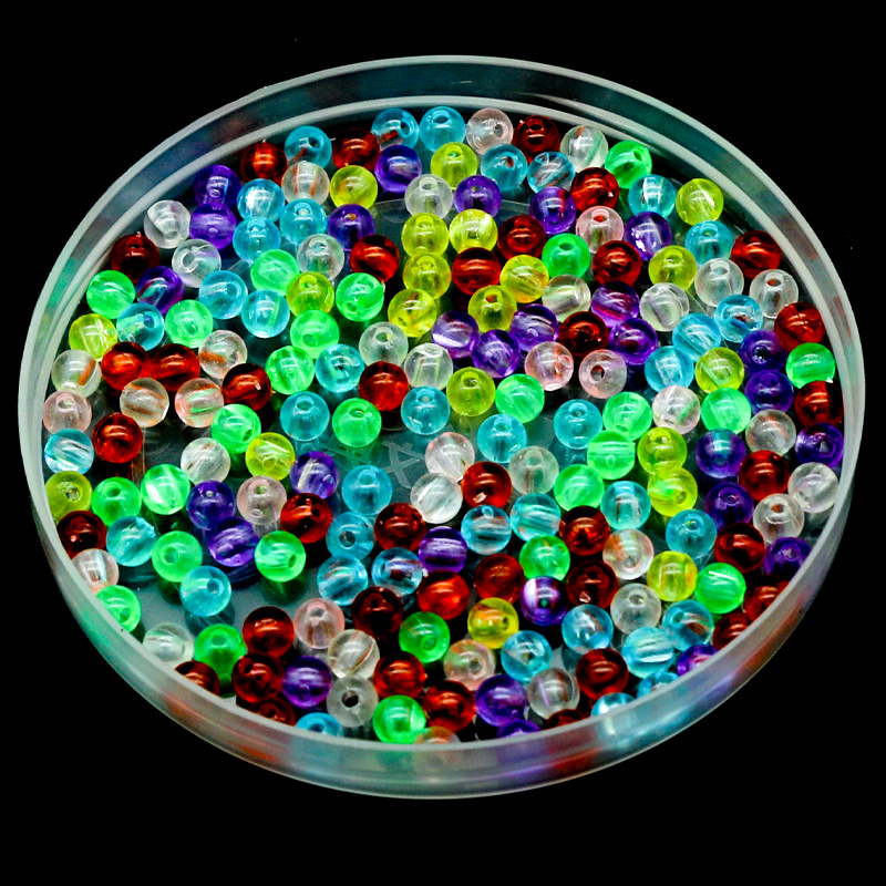 Luminous round beads