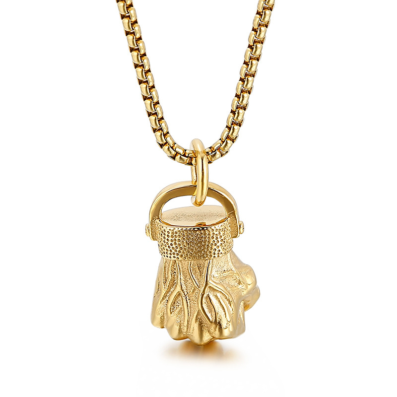 Golden pendant Without rope