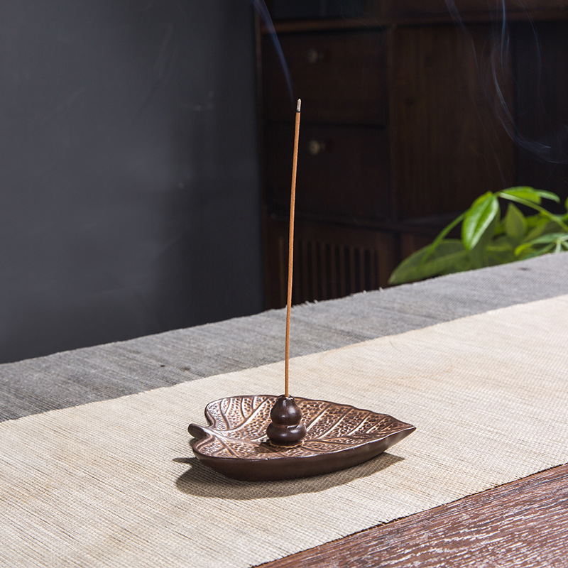 6:Huiwu Bodhi Incense Plate 11.5*3cm