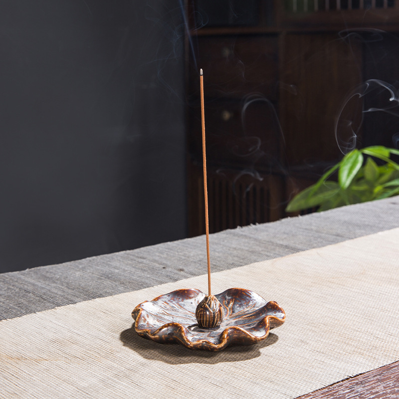 9:Lotus incense plate 12*3cm