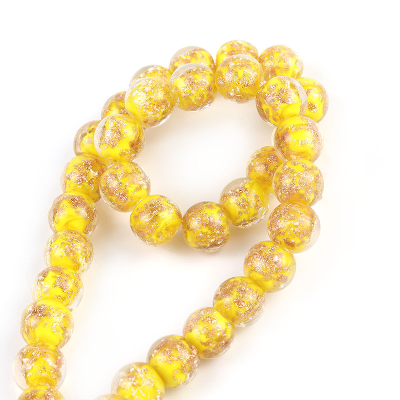 Solid yellow, 8mm