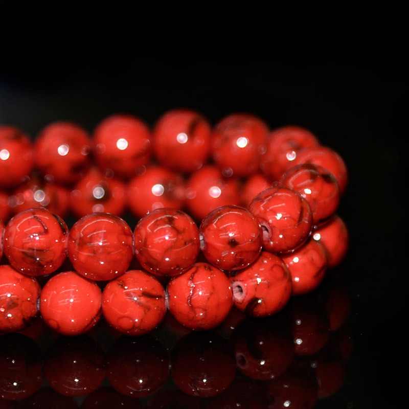 Red 6mm (60beads/strand)