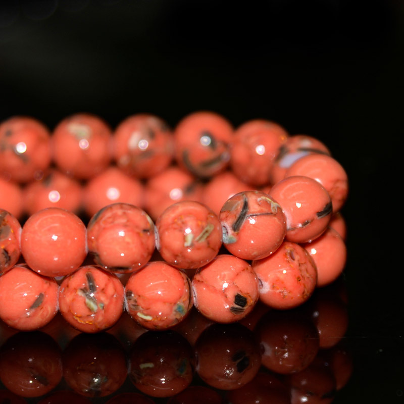 Orange 6mm (60beads/strand)