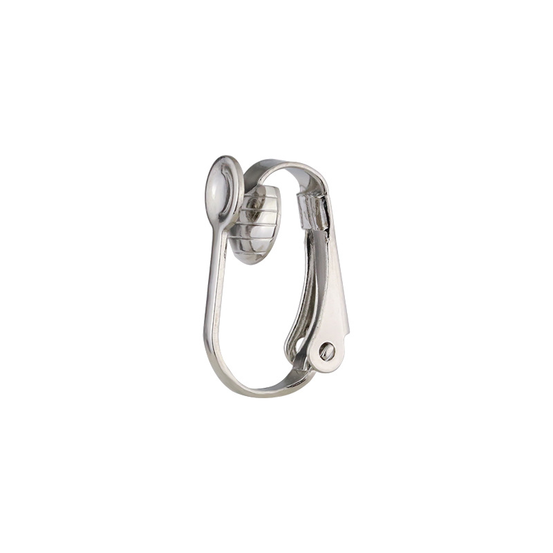 French ear clip groove, steel color