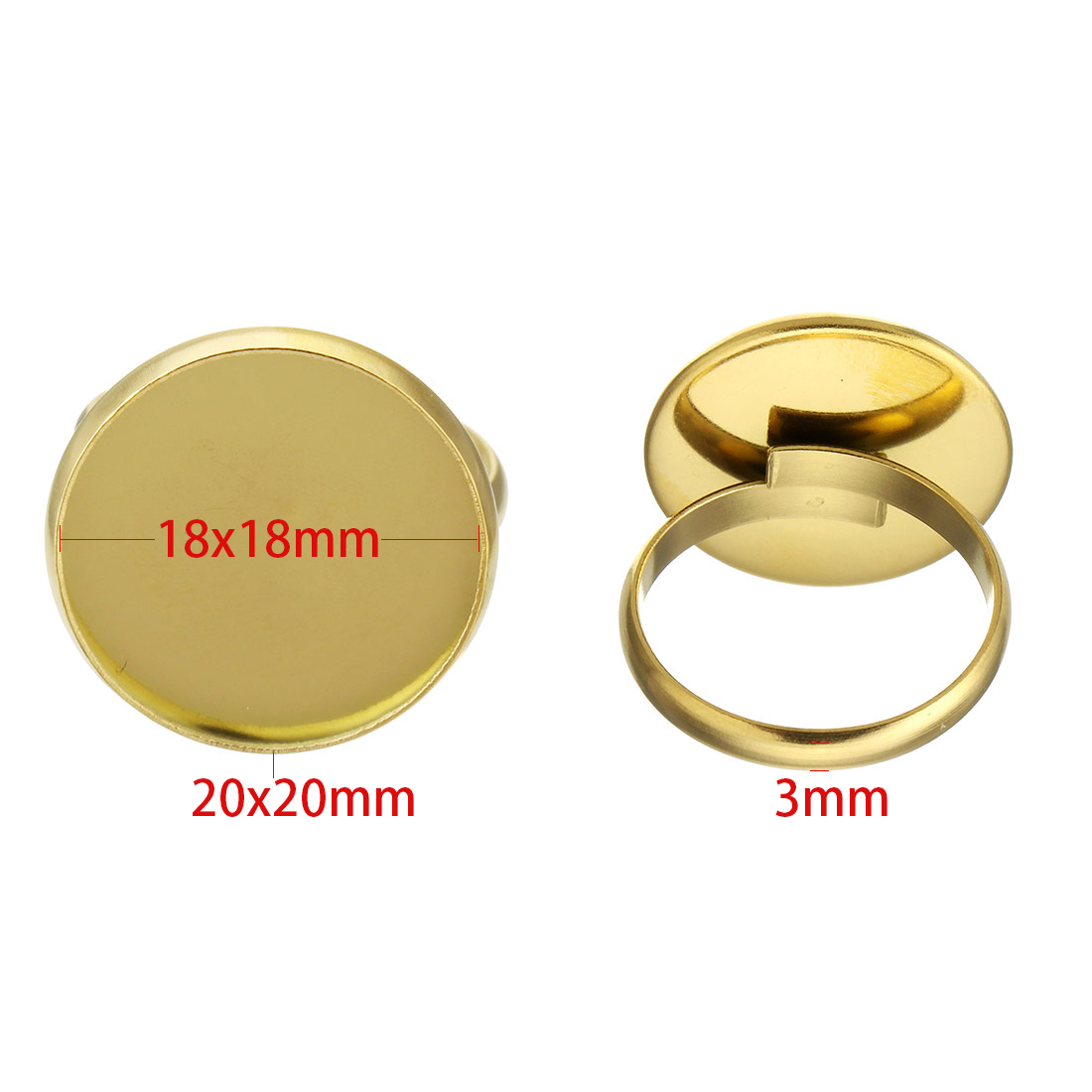 gold 20*20mm