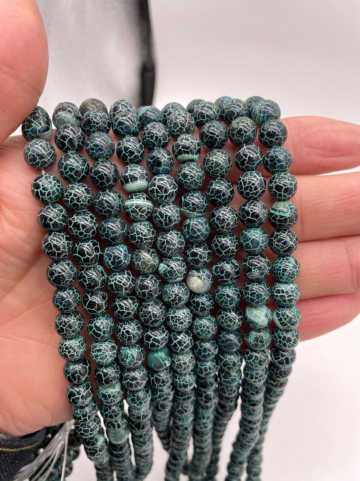 Green 6mm (about 60 beads/strand)