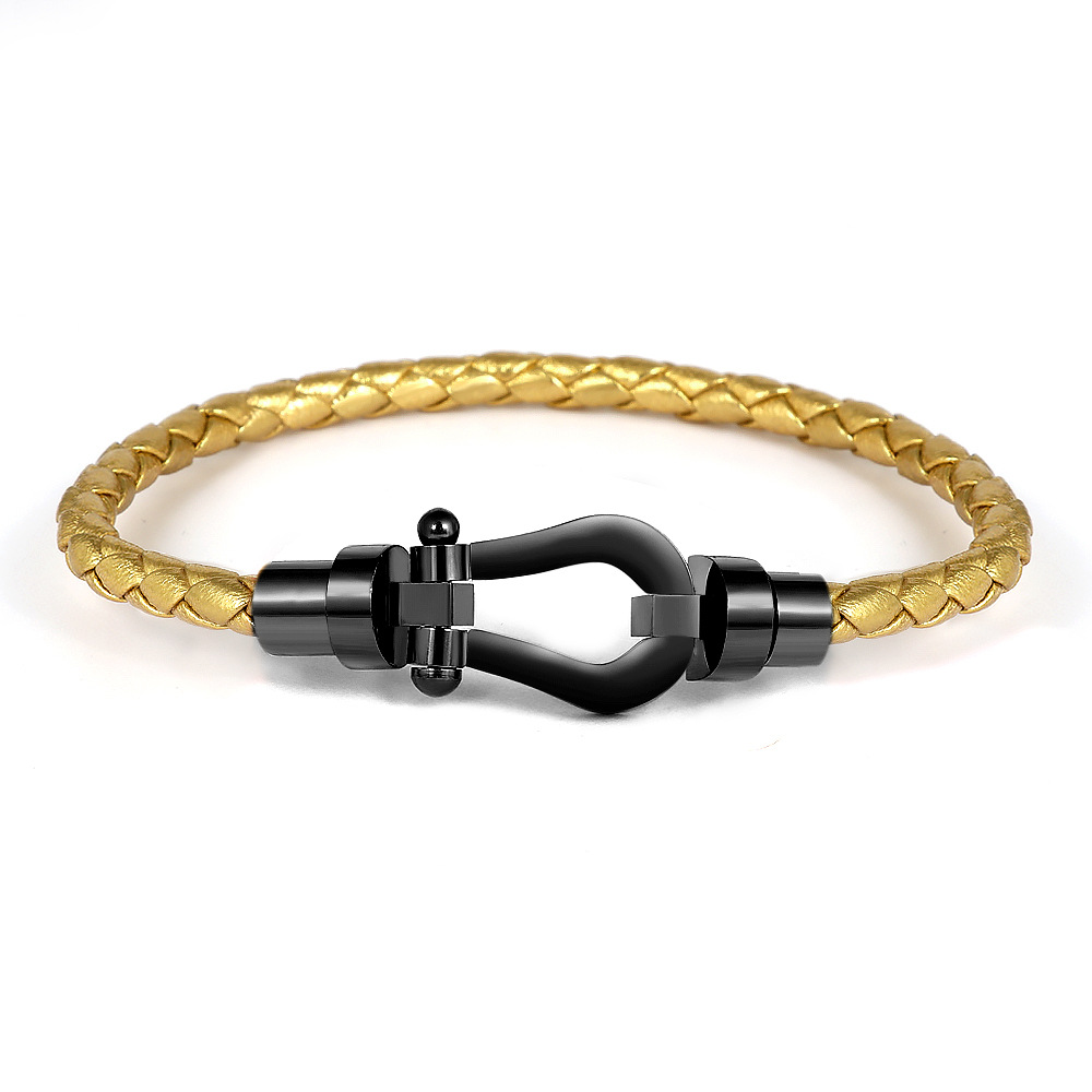 48:Gold rope (black head) for women 16.5cm