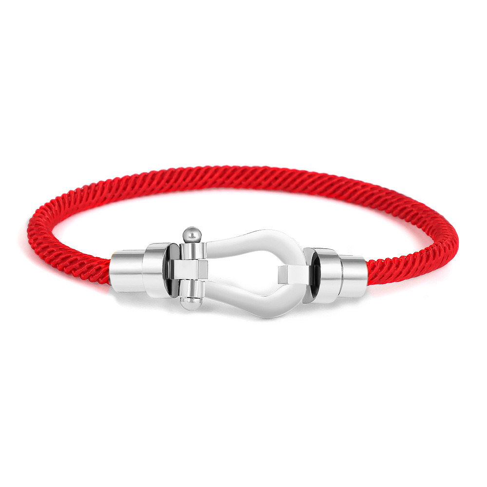 Red string (with no standard on the head) men's 18cm
