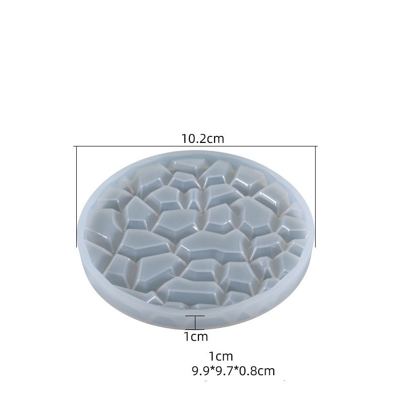 Silica gel mould for masonry coasters