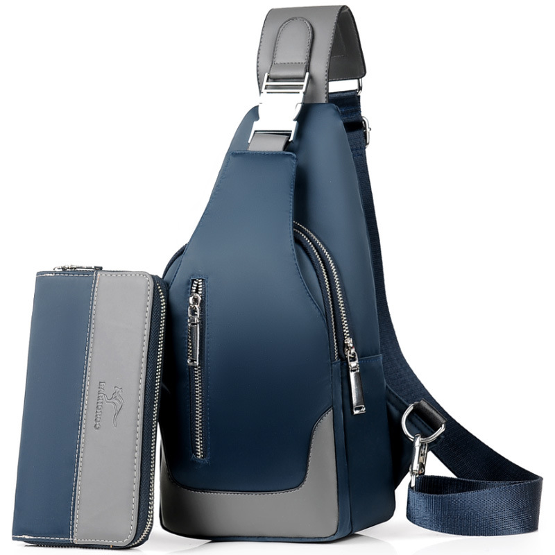 blue 18*6.5*34cm USB Handbag