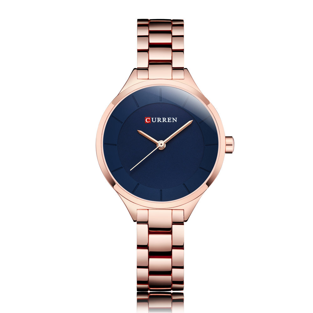 6:Rose gold shell blue surface