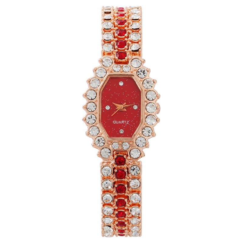 4:Red plate rose gold with red diamonds